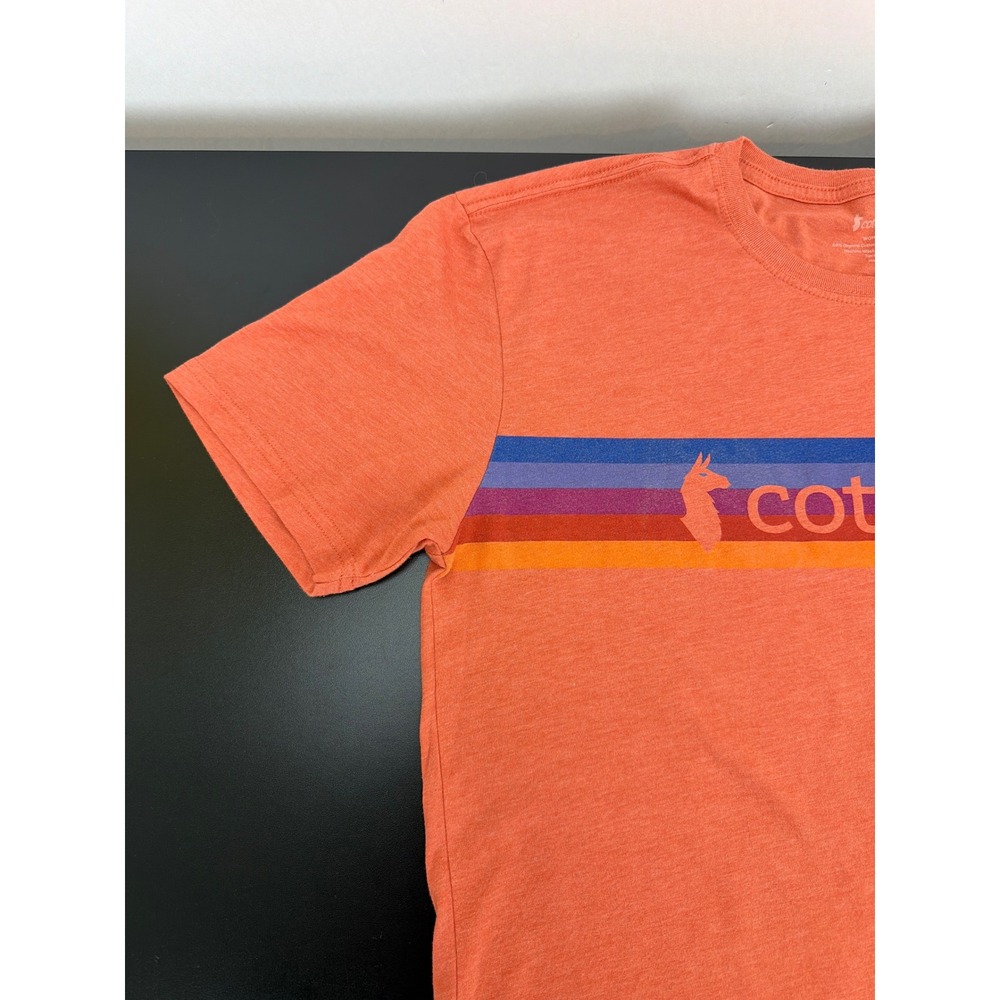 Cotopaxi Orange Organic Cotton Blend Ladies Short Sleeve T-Shirt L - Picture 5 of 11